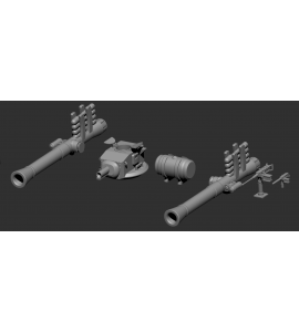 US Weapons and Parts - 3D Model STL Files Download