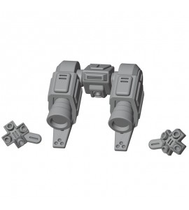 BT - Dark Naga Strider Jetpack Parts - 3D Printed Resin Parts