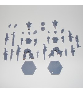 Raven Two Pack Standing and Running Poses - 3d Printed Resin Miniatures
