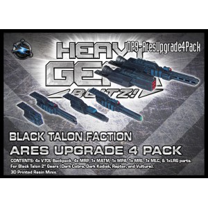 New Ares Upgrade 4 Pack for Black Talon 1.5" Gears