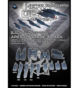 New Ares Upgrade 4 Pack for Black Talon 1.5" Gears