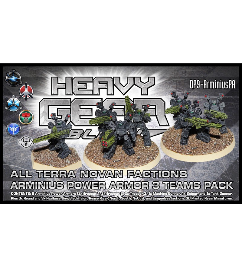 Arminius Power Armor Infantry 3 Teams Pack