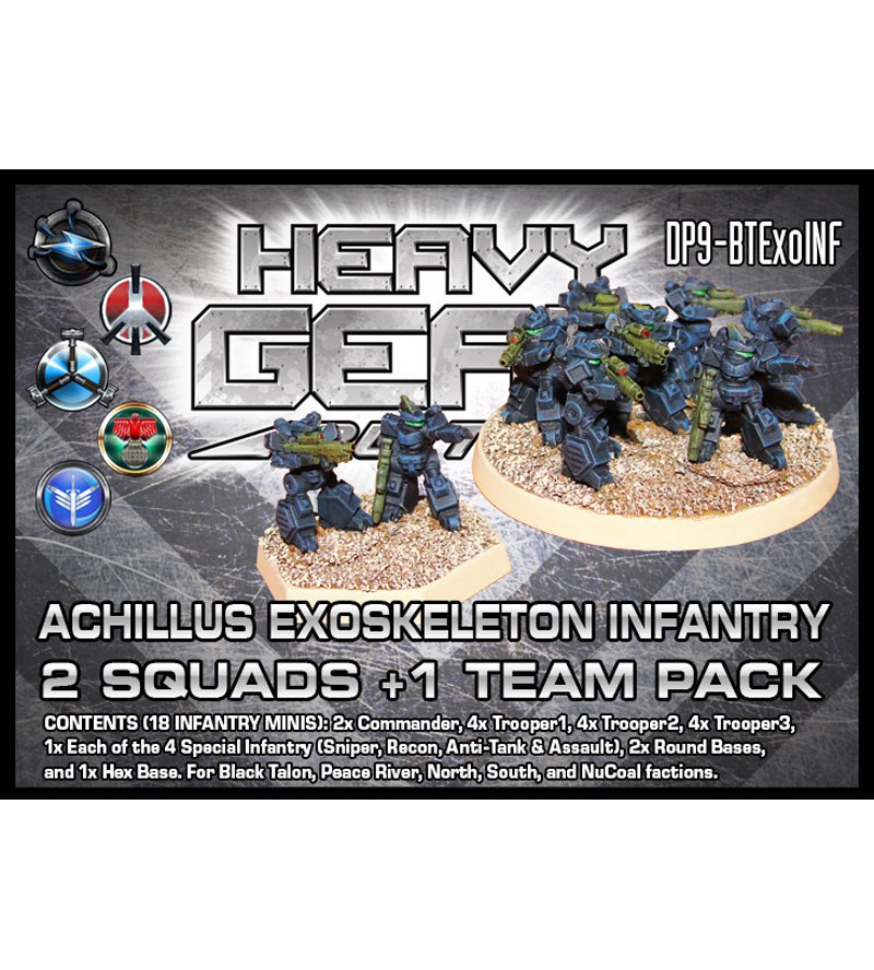 Achillus Exoskeleton Infantry 2 Squads + 1 Team Pack