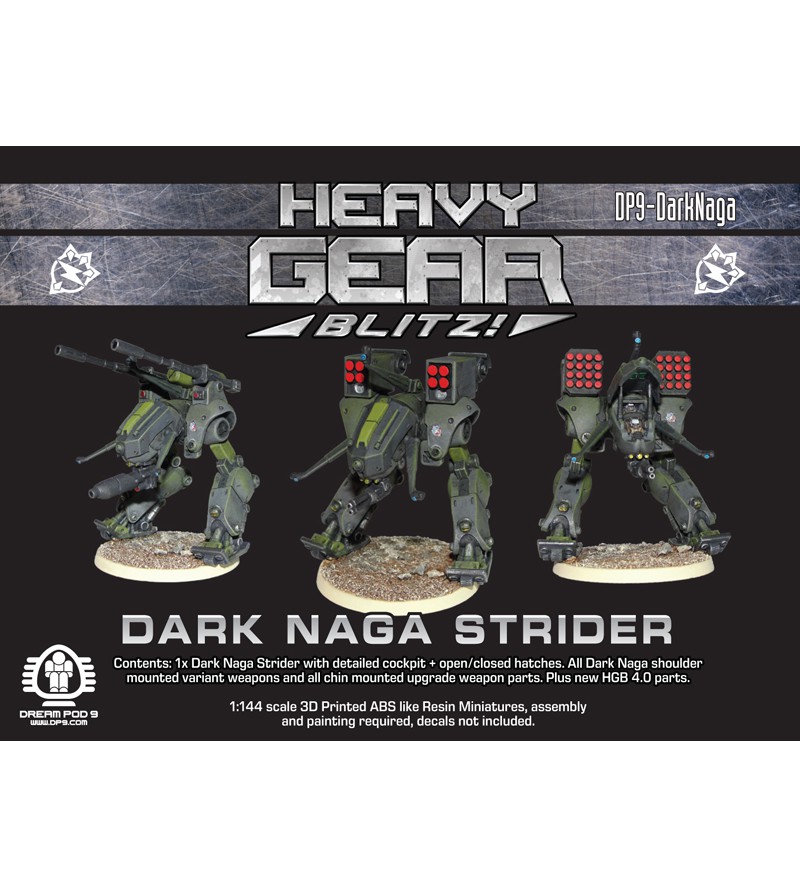 BT - Dark Naga Strider - 3D Printed Resin Miniature