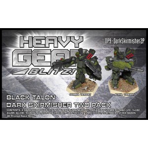 Dark Skirmisher Two Pack 3d Printed Resin Miniature