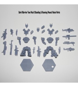Dark Warrior Two Pack 3d Printed Resin Miniature