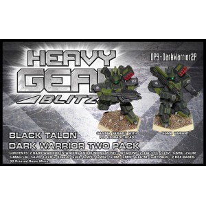 Dark Warrior Two Pack 3d Printed Resin Miniature