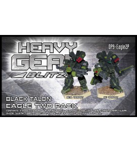 Eagle Two Pack Standing and Running Poses - 3d Printed Resin Miniatures