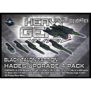 New Hades Upgrade 4 Pack for Black Talon 1.5" Gears