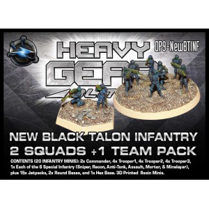 New Black Talon Infantry 2 Squads + 1 Team Pack