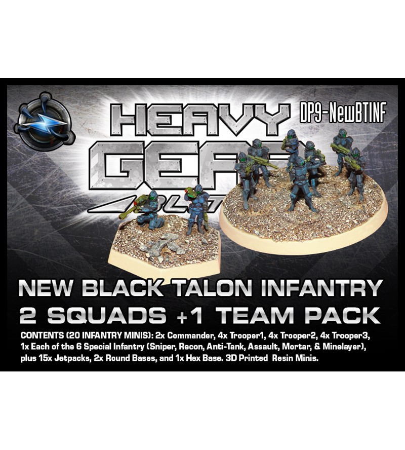 New Black Talon Infantry 2 Squads + 1 Team Pack