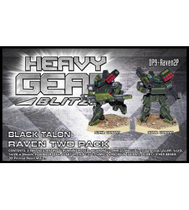 Raven Two Pack Standing and Running Poses - 3d Printed Resin Miniatures