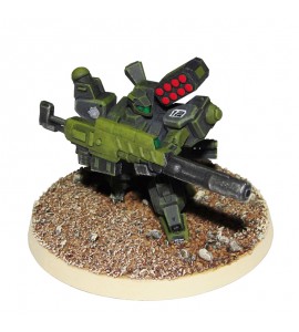 Dark Cheetah Two Pack Kneeling and Leaning Poses 3d Printed Resin Miniature