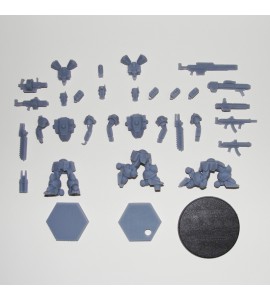 Dark Mamba Two Pack 3d Printed Resin Miniature