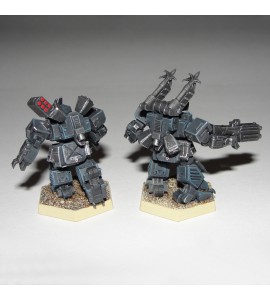 Dark Wolf Two Pack 3d Printed Resin Miniature