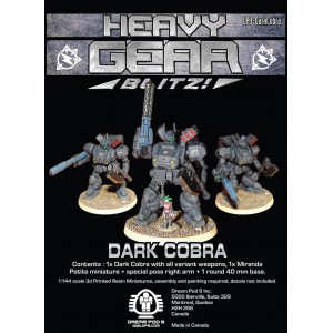New Dark Cobra 3d Printed Resin Miniature