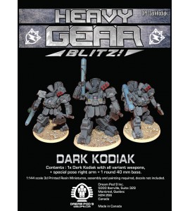 New Dark Kodiak 3d Printed Resin Miniature