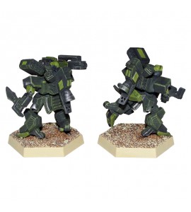 Raven Two Pack Standing and Running Poses - 3d Printed Resin Miniatures