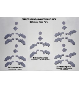Caprice Mount Armored Legs 5 Pack