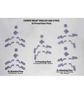 Caprice Mount Small Legs 5 Pack
