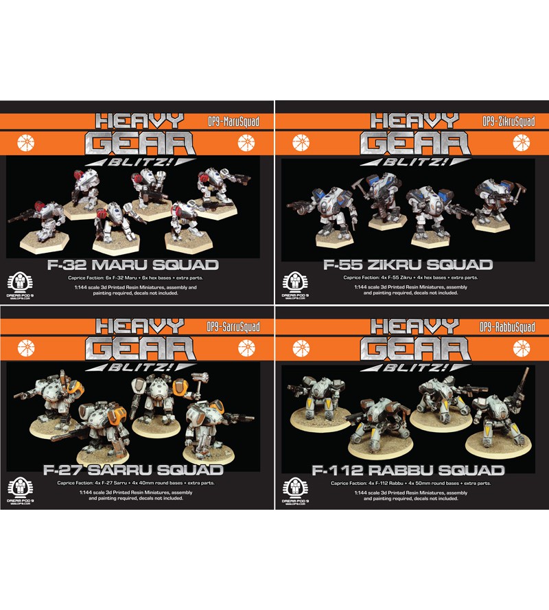 Caprice Maru, Zikru, Sarru & Rabbu Squads Bundle