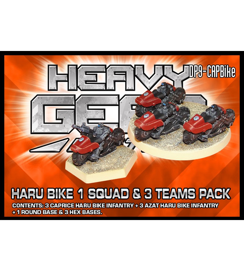 Caprice Haru Bike Infantry 1 Squad & 3 Teams Pack