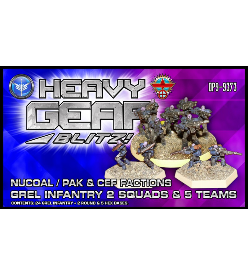 New GREL Infantry 2 Squads  and 5 Teams Pack