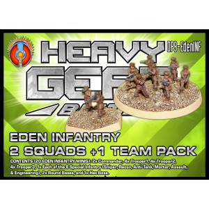 Eden Infantry 2 Squads + 1 Team Pack