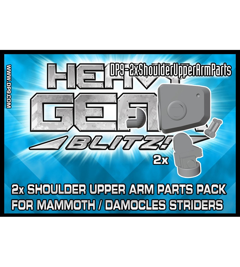 2x Mammoth / Damocles Shoulder and Upper Arm Parts Pack (3D printed parts)