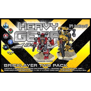 Bricklayer Two Pack 3D Printed Resin Miniature (Pre-Order)
