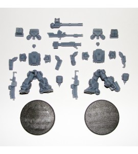 Dingo Two Pack 3D Printed Resin Miniature