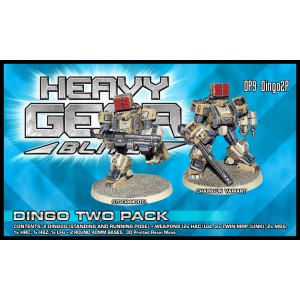 Dingo Two Pack 3D Printed Resin Miniature