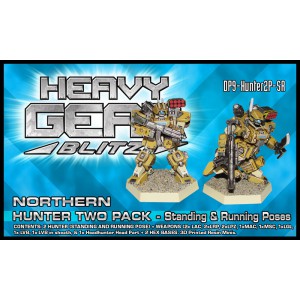 Hunter Two Pack - Standing & Running Poses 3D Printed Resin Miniature