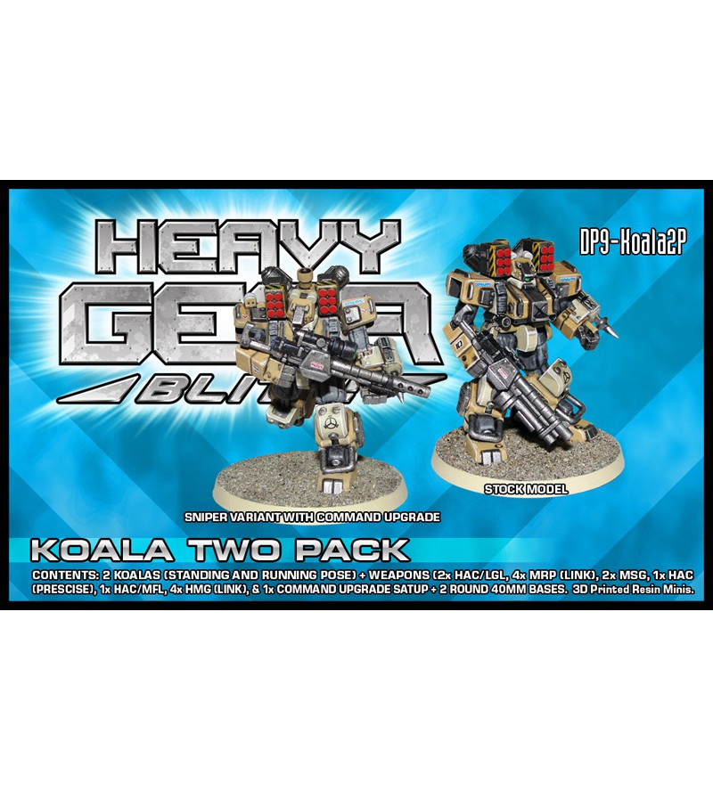 Koala Two Pack 3D Printed Resin Miniature