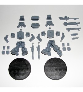 Mad Dog Two Pack 3D Printed Resin Miniature