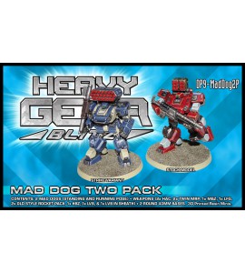 Mad Dog Two Pack 3D Printed Resin Miniature