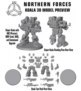 Koala Two Pack 3D Printed Resin Miniature
