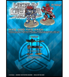 Mad Dog Two Pack 3D Printed Resin Miniature