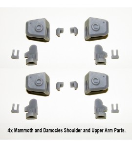 4x Mammoth / Damocles Shoulder and Upper Arm Parts Pack (3D printed parts)