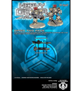 Dingo Two Pack 3D Printed Resin Miniature