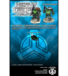 Hunter Commando Two Pack 3D Printed Resin Miniature (Pre-Order)