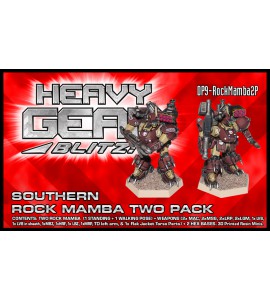 Rock Mamba Two Pack 3D Printed Resin Minis