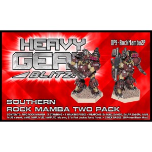 Rock Mamba Two Pack 3D Printed Resin Minis