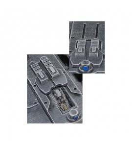 South Visigoth Main Battle Tank + Khan Turret - 3D Printed Resin Miniature