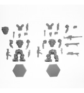 Rock Mamba Two Pack 3D Printed Resin Minis