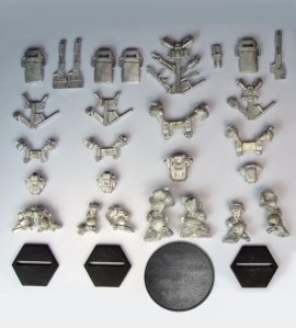 Southern Military Police Squad (4 minis: 2x Iguana MP, 1x Black Mamba MP, 1x Cobra MP)