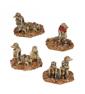 Terra Novan Fauna Set - 3D Printed Resin Miniatures