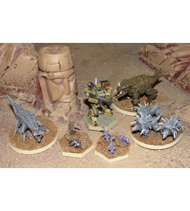 Terra Novan Fauna Set - 3D Printed Resin Miniatures