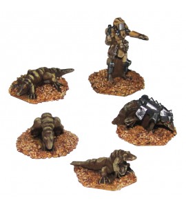 Terra Novan Fauna Set - 3D Printed Resin Miniatures