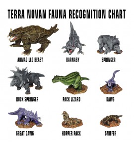 Terra Novan Fauna Set - 3D Printed Resin Miniatures